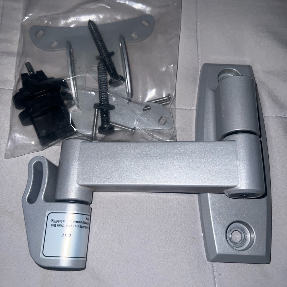 Silver TV Wall Mount with Hardware